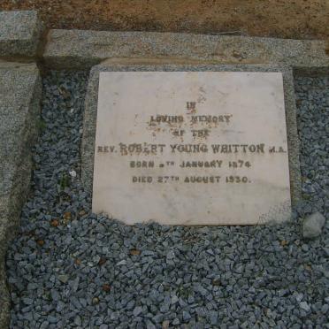 WHITTON Robert Young 1874-1930