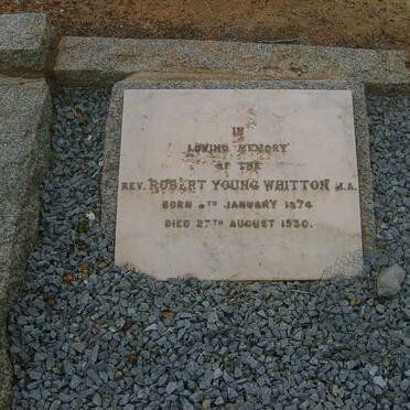 WHITTON Robert Young 1874-1930