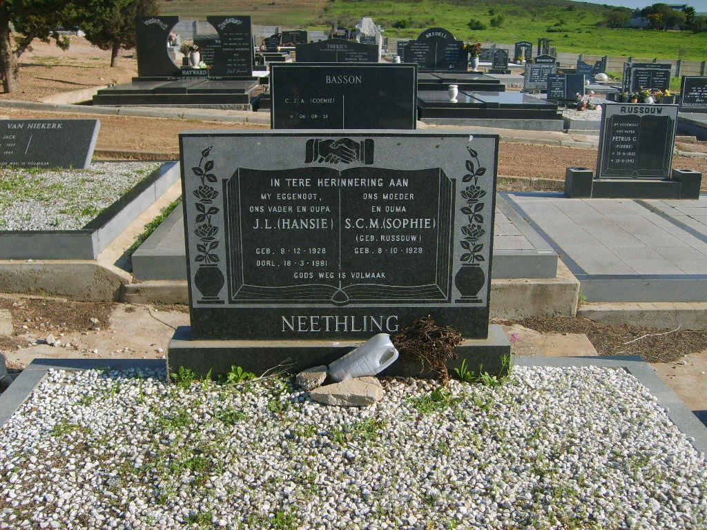 NEETHLING J.L. 1928-1981 & S.C.M. RUSSOUW 1929-