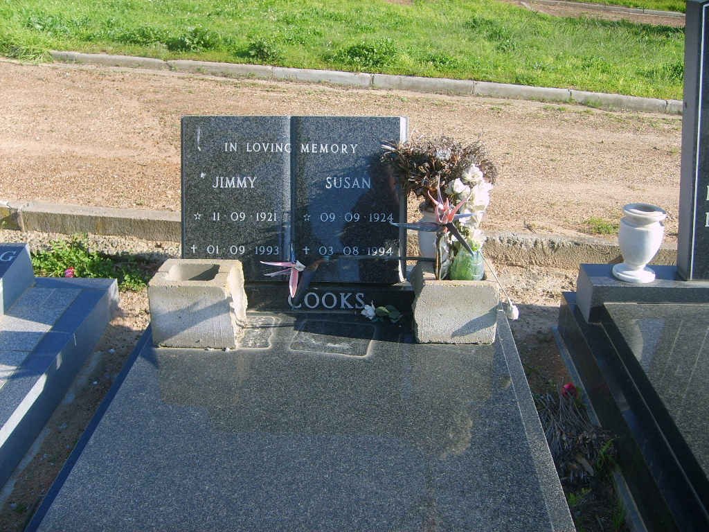 COOKS Jimmy 1921-1993 & Susan 1924-1994
