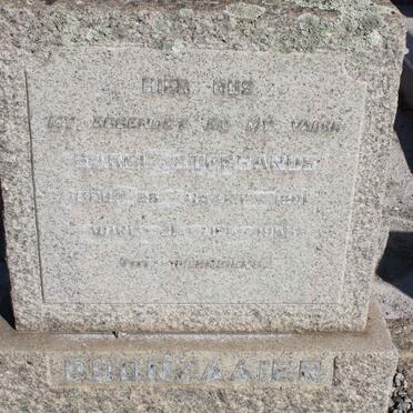 BOONZAAIER Sarel Stephanus 1901-1958