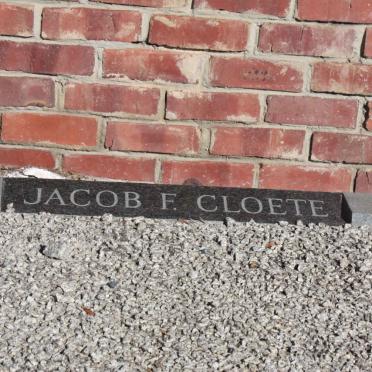 CLOETE Jacob F.