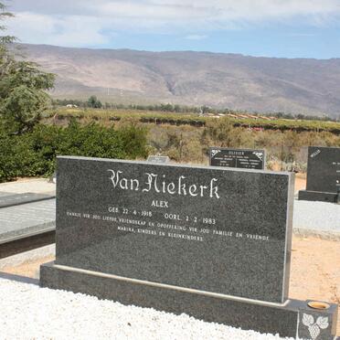 NIEKERK Alex, van 1918-1983