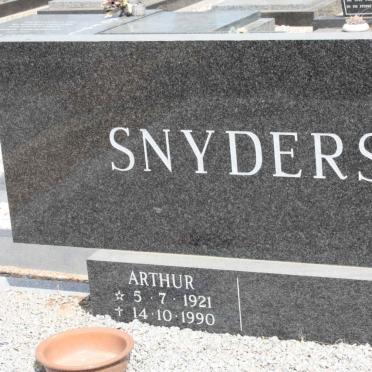 SNYDERS Arthur 1921-1990