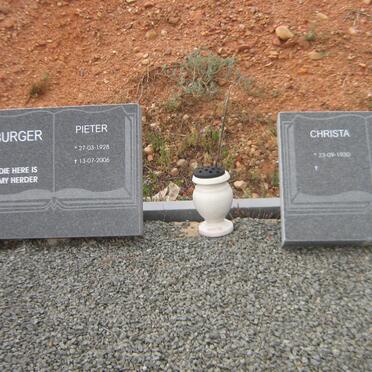 BURGER Pieter 1928-2006 &amp; Christa 1930-