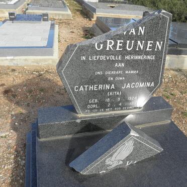 GREUNEN Catherina Jacomina, van 1924-19??