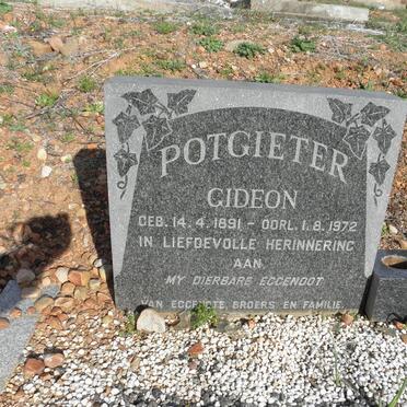 POTGIETER Gideon 1891-1972