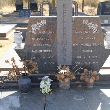 KELLERMANN Jan Hendrik 1900-1988 &amp; Magdalena Brink BRIERS 1919-1990