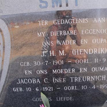 SMIT J.H.M. 1901-1978 &amp; Jacoba C. TREURNICH 1921-1999