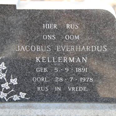 KELLERMAN Jacobus Everhardus 1891-1978