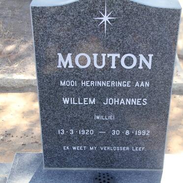 MOUTON Willem Johannes 1920-1992