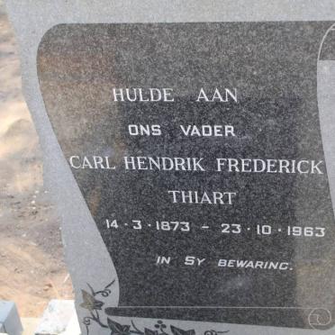 THIART Carl Hendrik Frederick 1873-1963