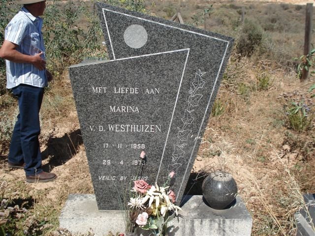WESTHUIZEN Marina, v.d. 1958-1973