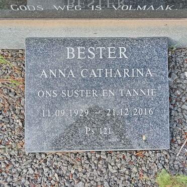 BESTER Anna Catharina 1929-2016