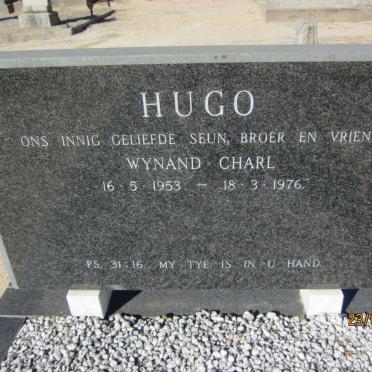 HUGO Wynand Charl 1953-1976