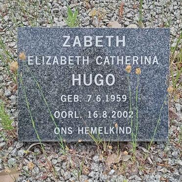 HUGO Zabeth Elizabeth Catherina 1959-2002