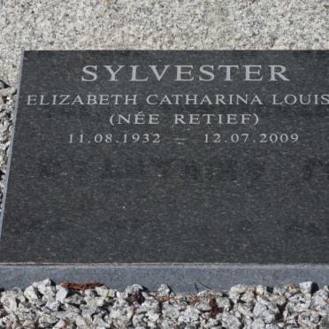SYLVESTER Elizabeth Catharina Louisa nee RETIEF 1932-2009