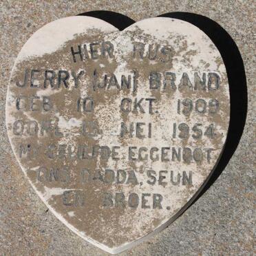BRAND Jerry 1909-1954