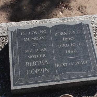 COPPIN Bertha 1890-1966