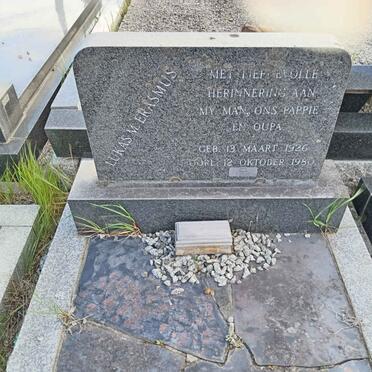 ERASMUS Lucas M. 1926-1980