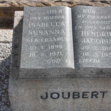 JOUBERT Hendrik Jacobus 1885-1958 &amp; Isabella Susanna ERASMUS 1896-1971 :: JOUBERT Willem Stefanus 1919-1993