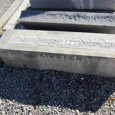 KIRSTEN Mattys Michael Basson 1883-1958 &amp; Anna Maria DE VILLIERS 1899-1953