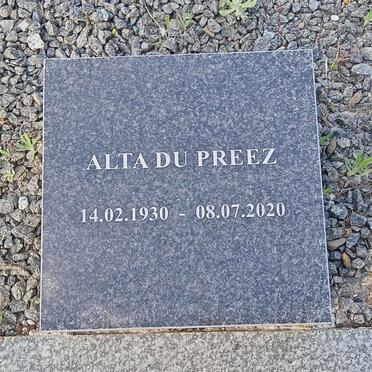 PREEZ, du Alta 1930-2020