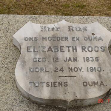 ROOS Elizabeth 1835-1910
