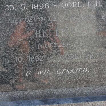 TOIT Helena, du nee COETZER  1892-1976