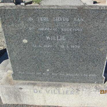 VILLIERS Willie, de 1897-1959