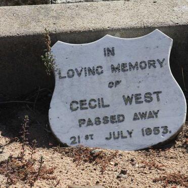WEST Cecil -1953