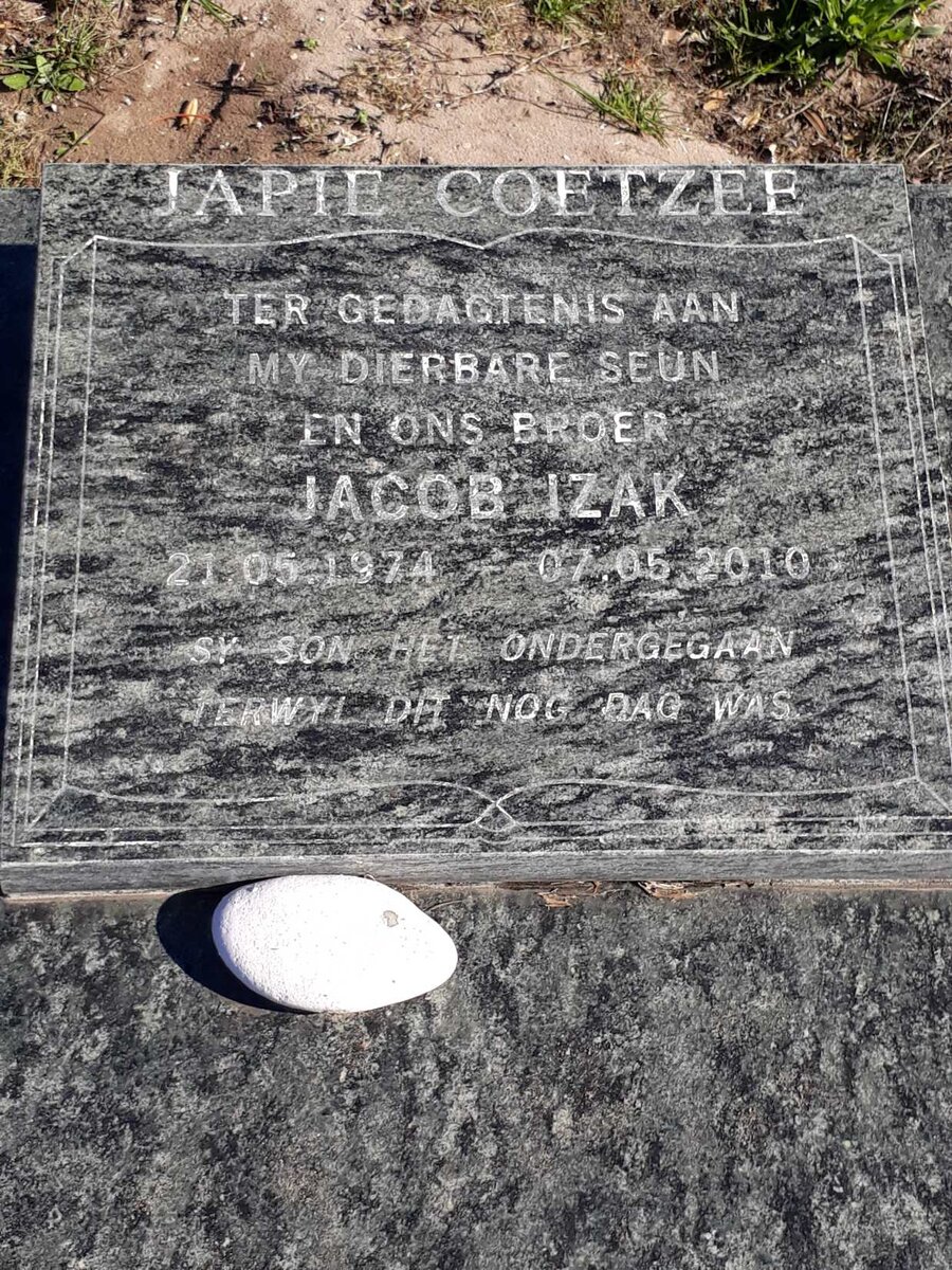 COETZEE Jacob Izak 1974-2010