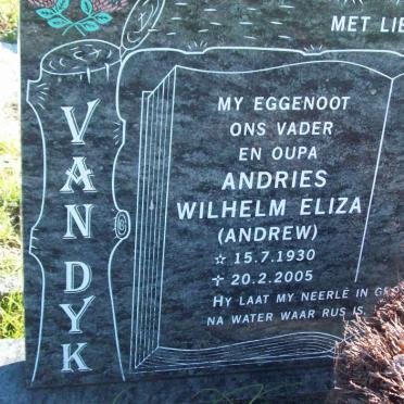 DYK Andries Wilhelm Eliza, van 1930-2005