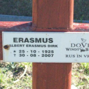 ERASMUS Albert Erasmus Dirk 1925-2007