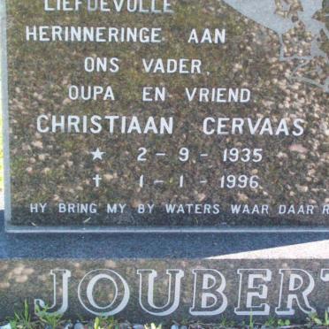JOUBERT Christiaan Cervaas 1935-1996