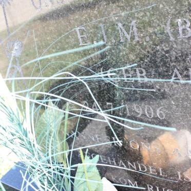 VISAGIE E.J.M. nee ALLEN 1906-1997