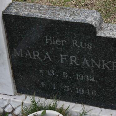 FRANKEN Mara 1932-1946