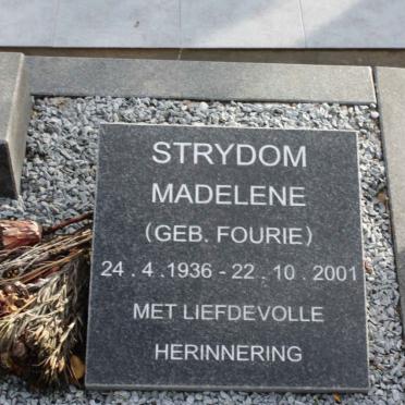 STRYDOM Madelene nee FOURIE 1936-2001