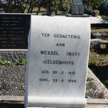 GELDENHUYS Wessel 1931-1968