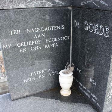 GOEDE Hendrik Nicolaas, de 1943-1984 