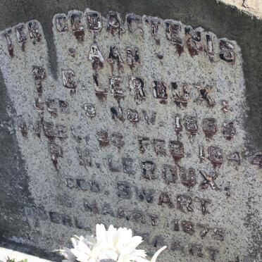 ROUX P.C., le 1865-1944 &amp; P.M. SWART 1?75