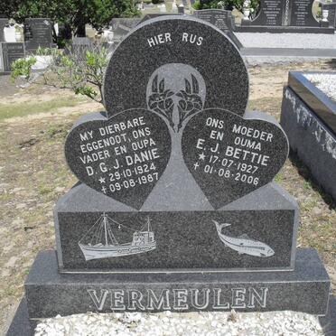 VERMEULEN D.G.J. 1924-1987 &amp; E.J. 1927-2006