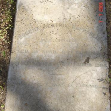 ?? RARRARLIE(Z)   Bogena Beatrix nee LINDNER  -1904