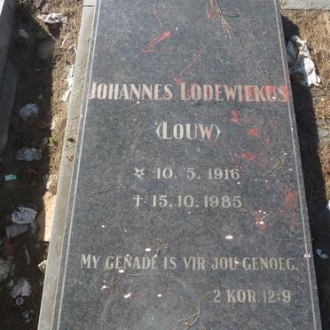 ? Johannes Lodewiekus 1916-1985