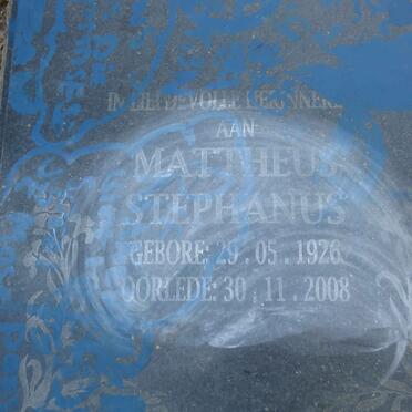 ? Mattheus Stephanus 1926-2008