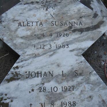 ? Johan L.S. 1927-1988 & Aletta Susanna 1926-1983