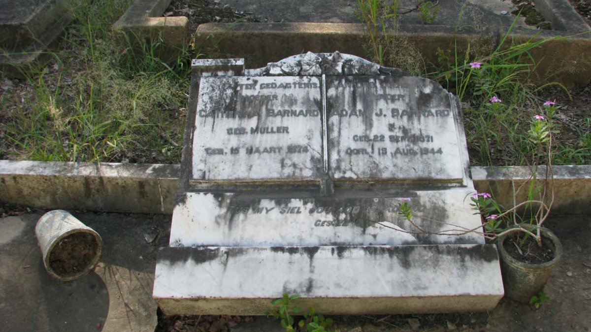 BARNARD Adam J. 1871-1944 & Catharina MULLER 1874-