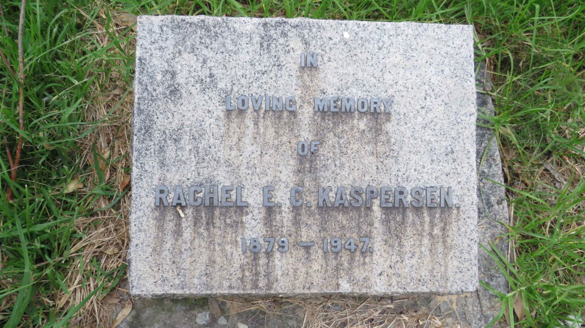 KASPERSEN Rachel E.C. 1879-1947