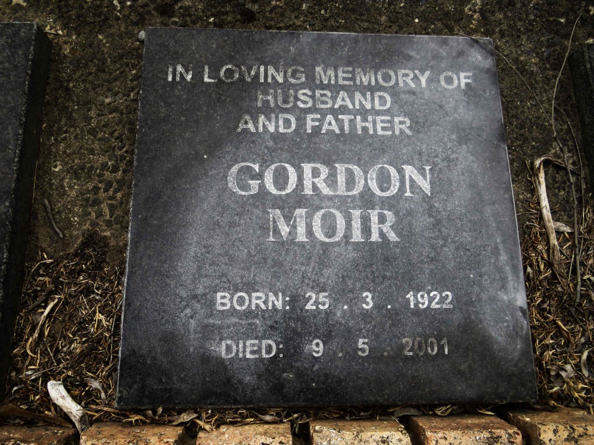 MOIR Gordon 1922-2001