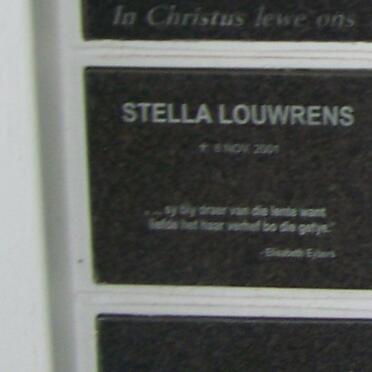LOUWRENS Stella -2001